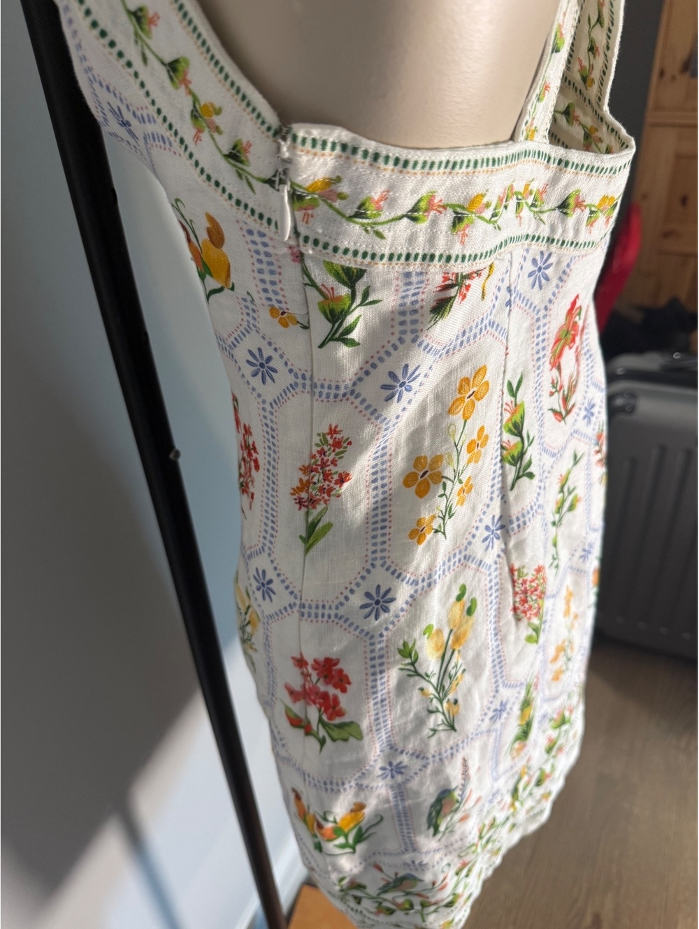 Farm Rio Embroidered Floral Mini Dress Size S - Picture 11 of 13